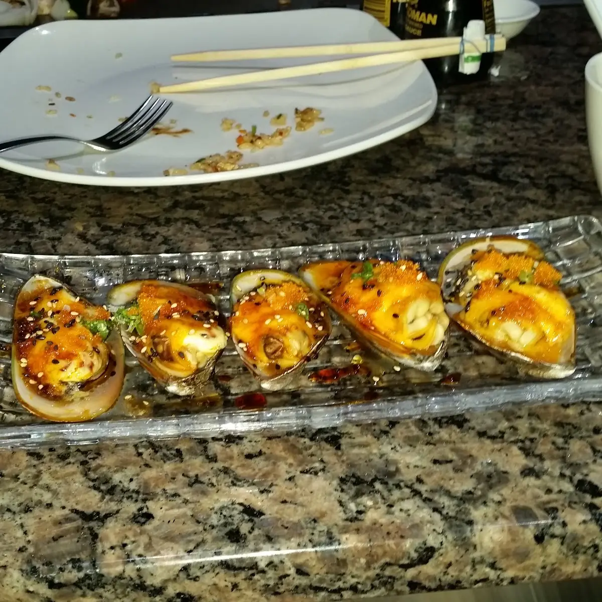 Baked Mussels