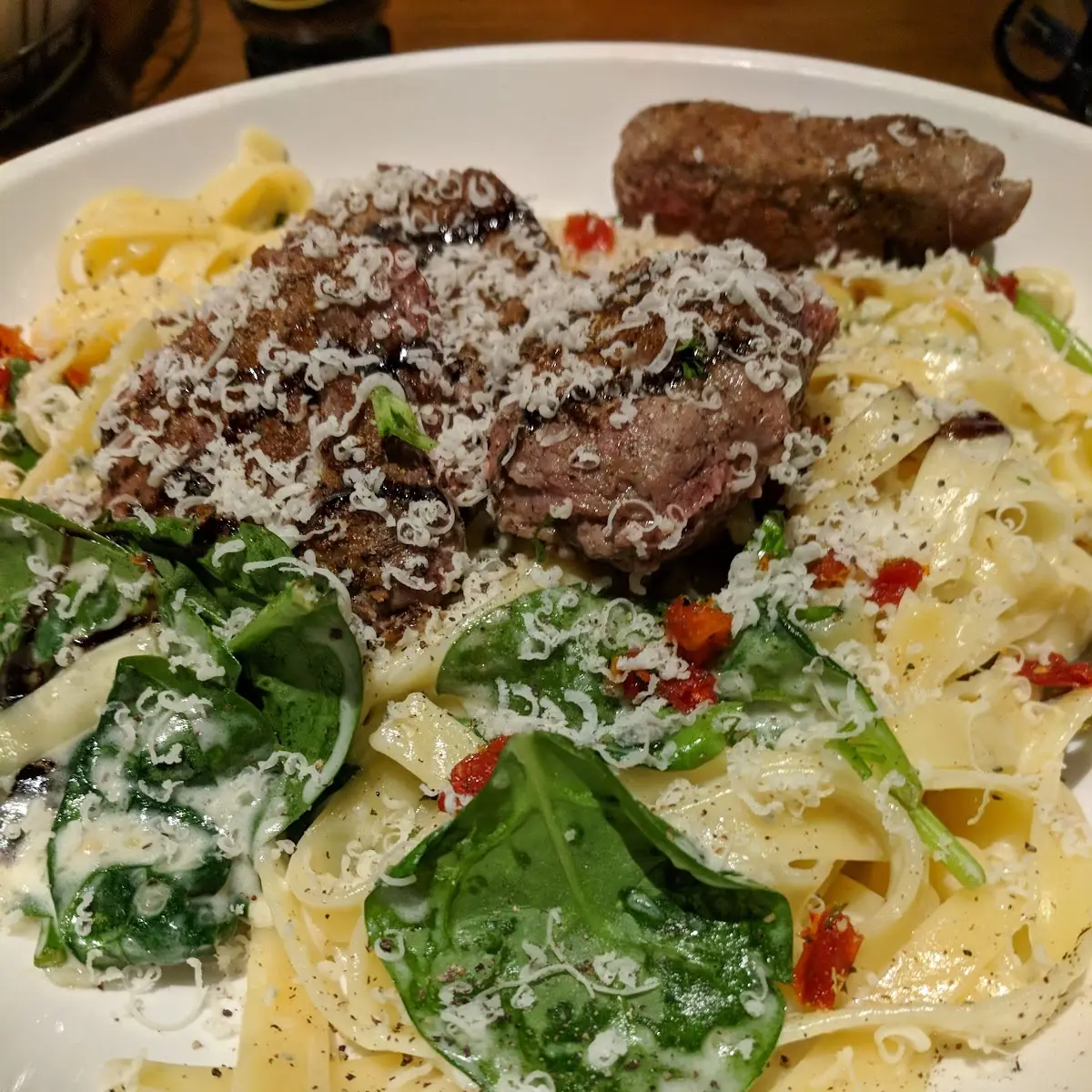 Steak Gorgonzola Alfredo
