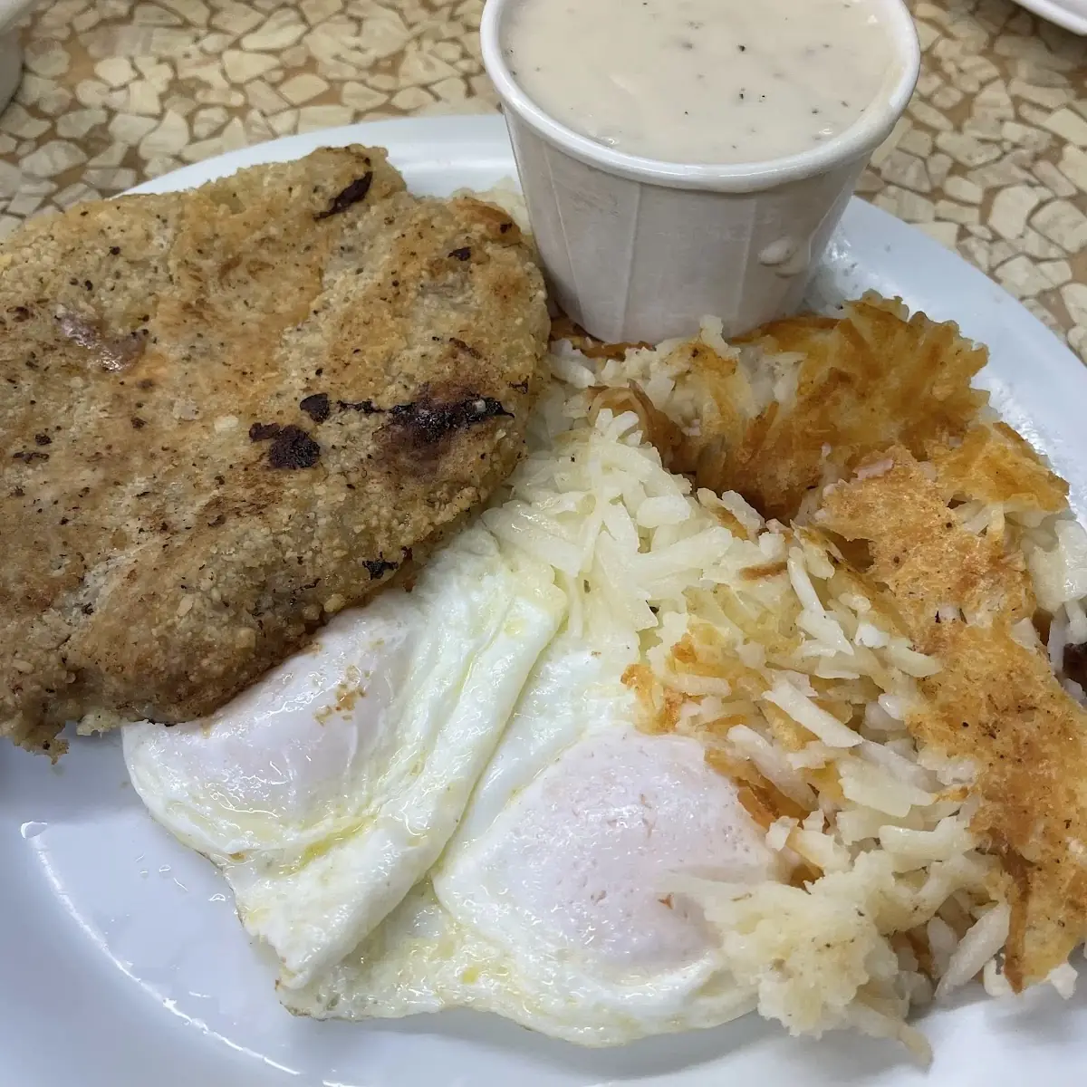 Chicken Fried Steak Breakfast