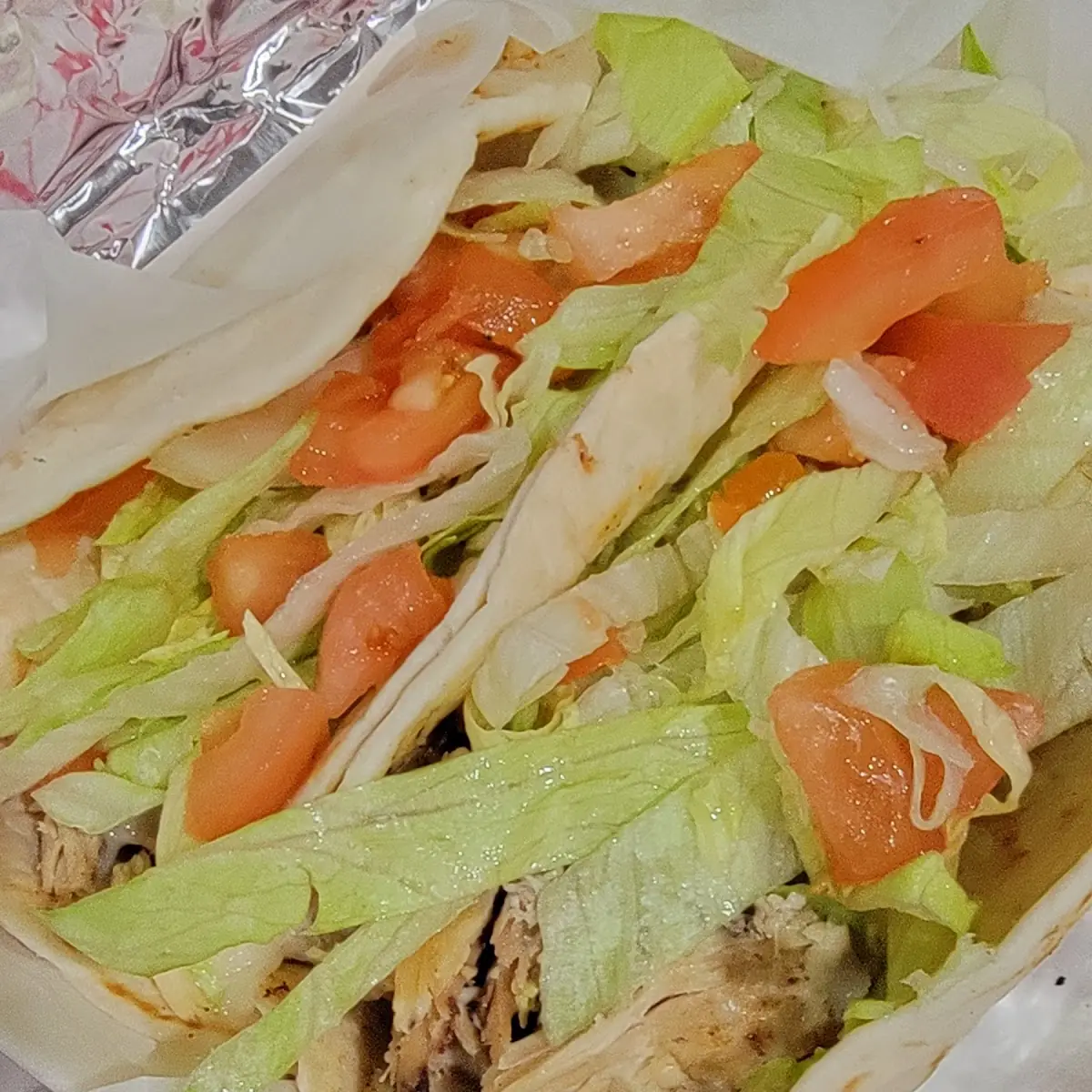 Chicken Tacos on Flour