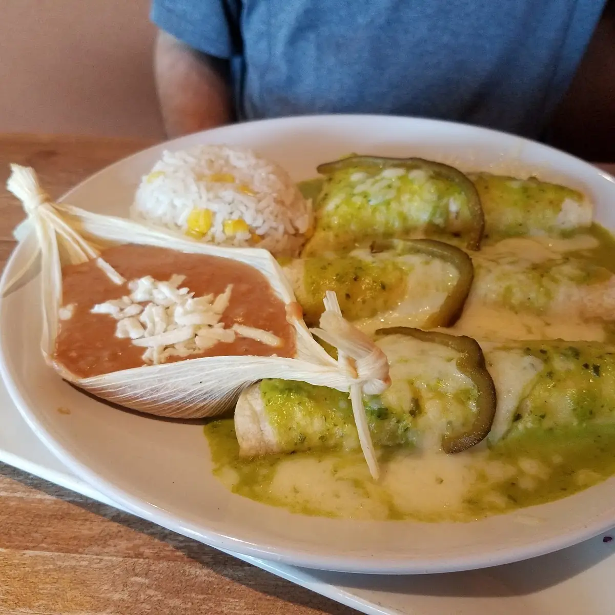 Green Sauce Enchiladas