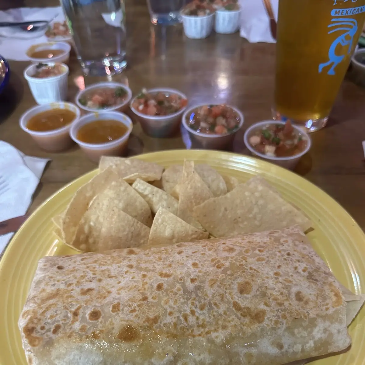Refried Bean and Cheese Burrito
