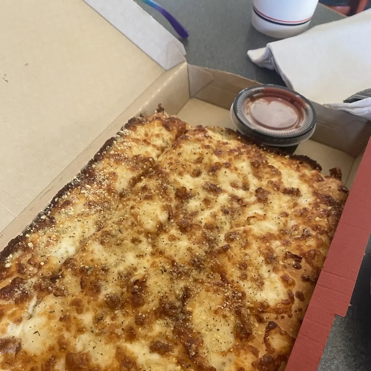 Cheese Bread Sticks with Marinara Sauce