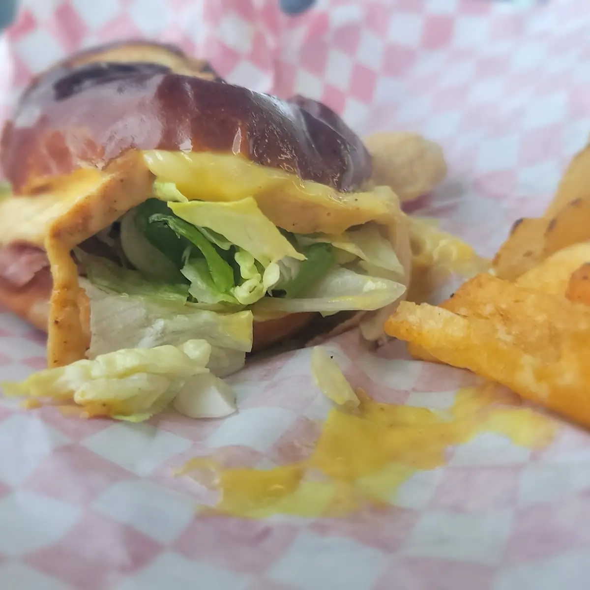 Chicken Cordon Bleu Sandwich
