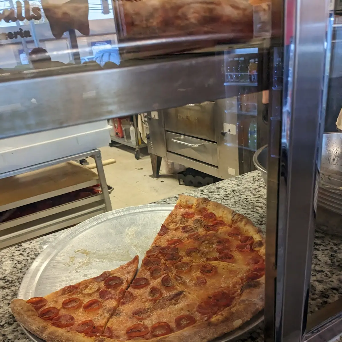 Pepperoni Pizza Sliced Tomatoes