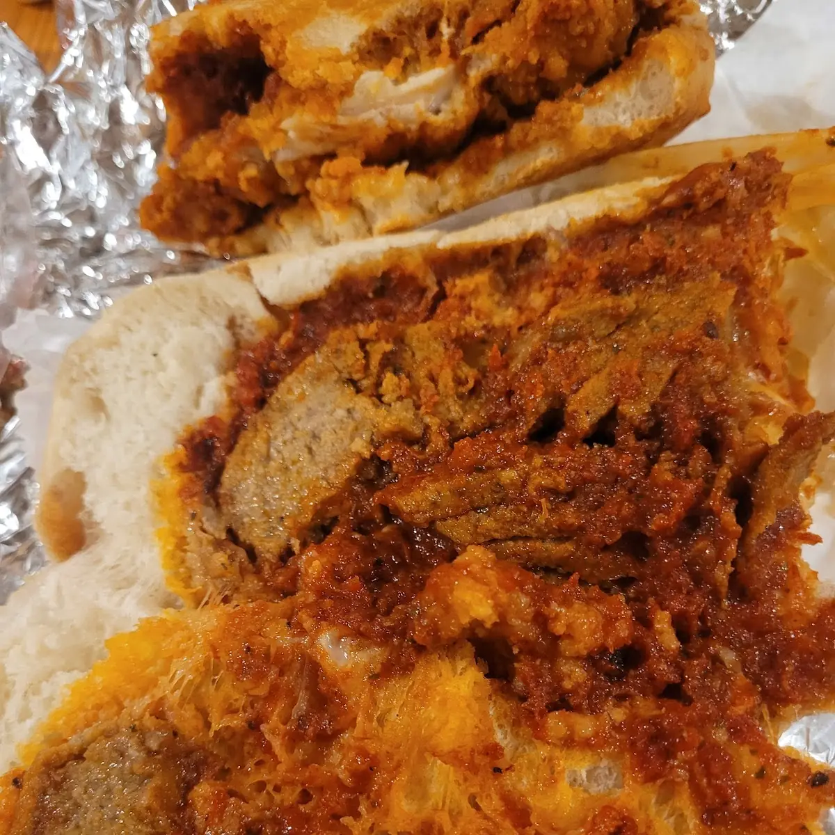 Meatball Parmigiana Sub