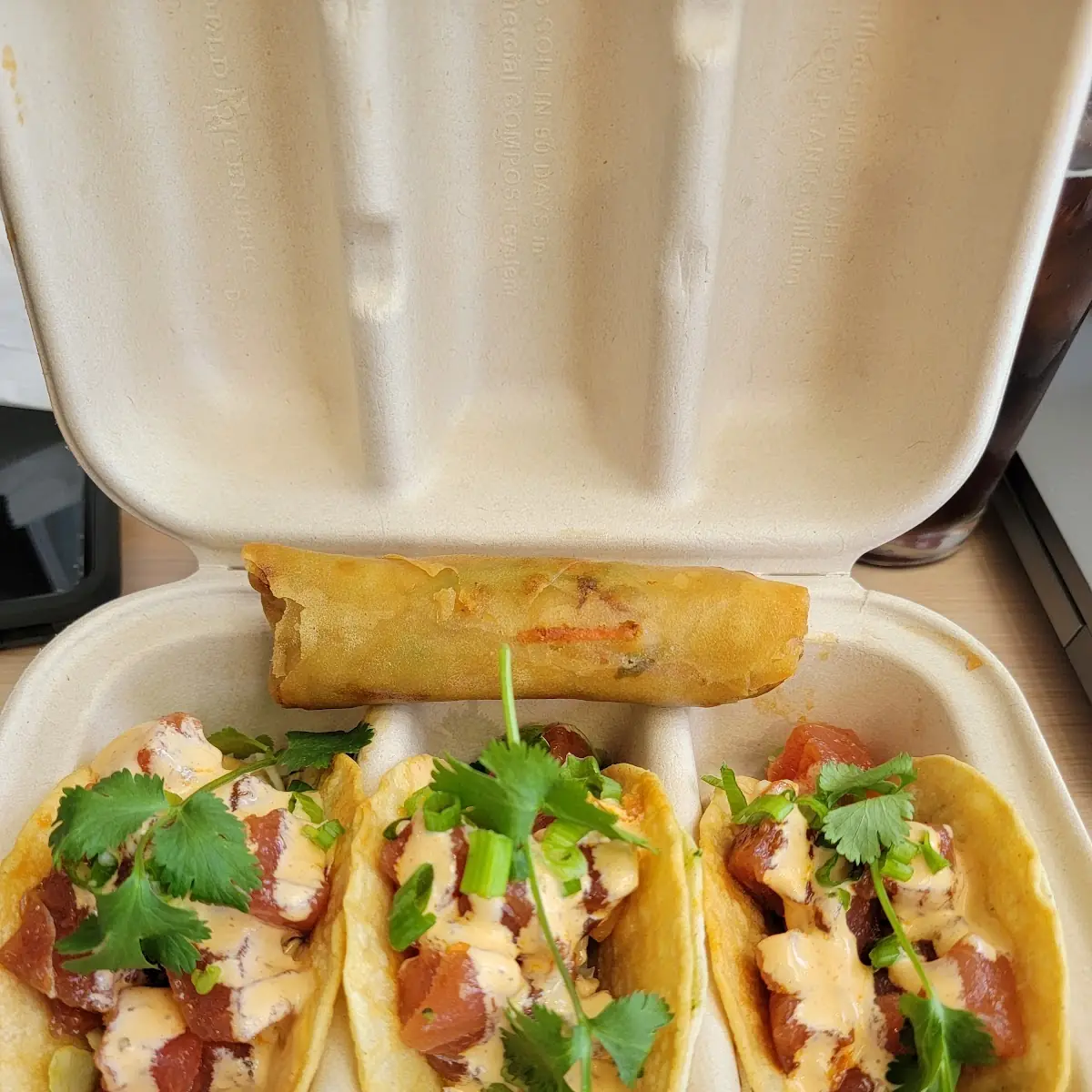 Tuna Poke Tacos