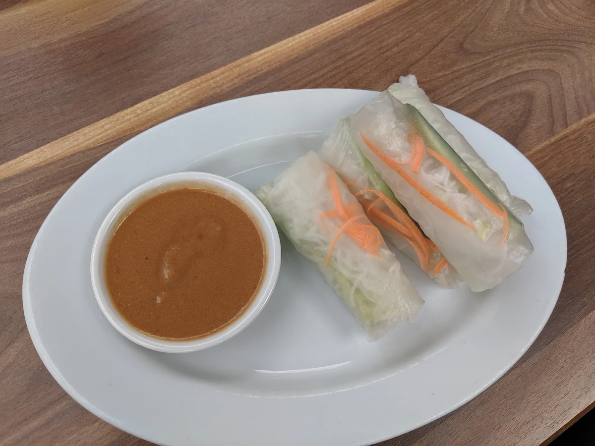 Vegetarian Salad Roll, Mad Mango Cafe