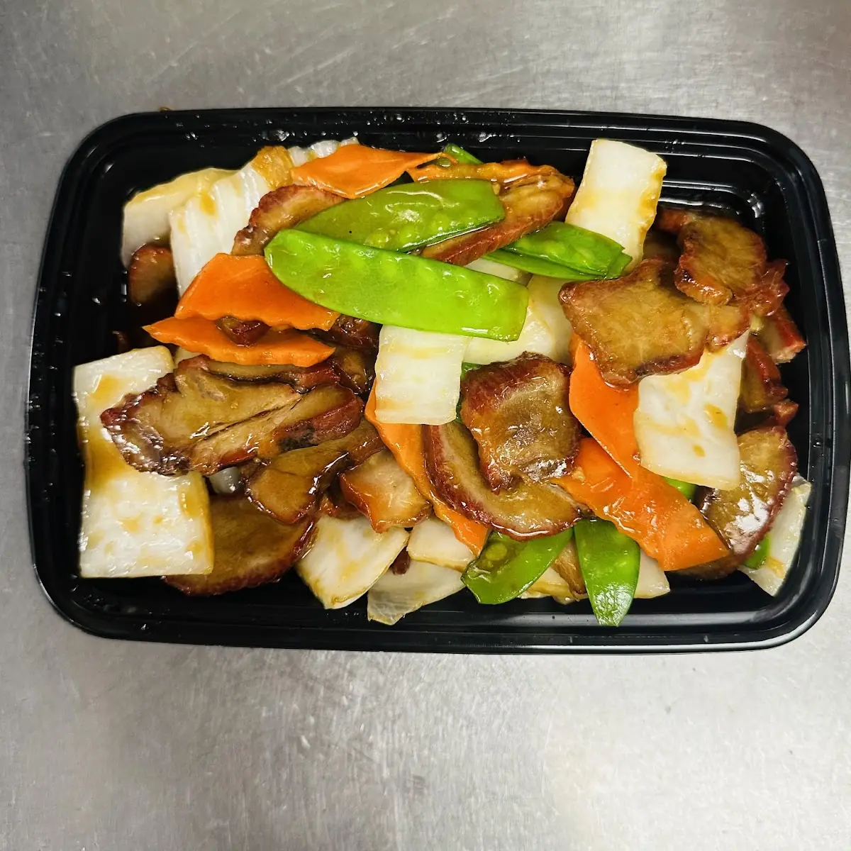 Fried Tofu w Mixed Vegetables