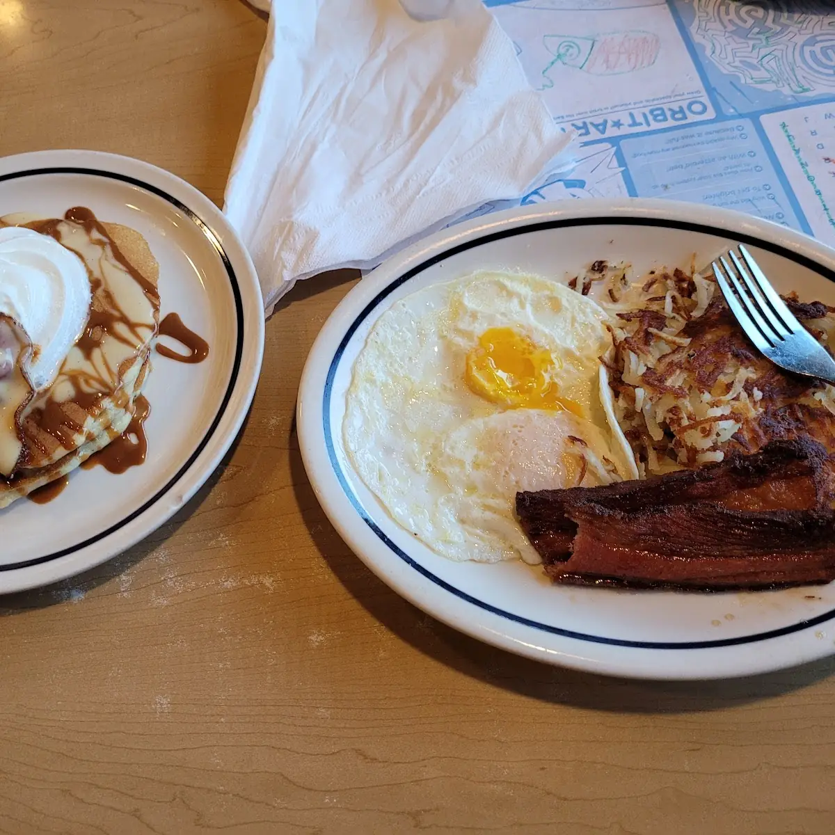 Bacon Eggs Hash Browns