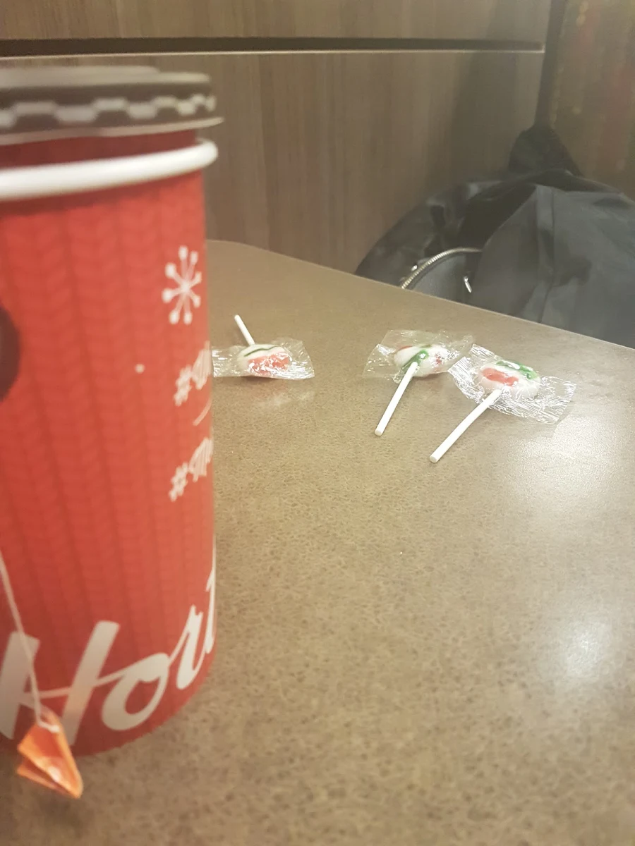 Coffee and Suckers, Tim Hortons