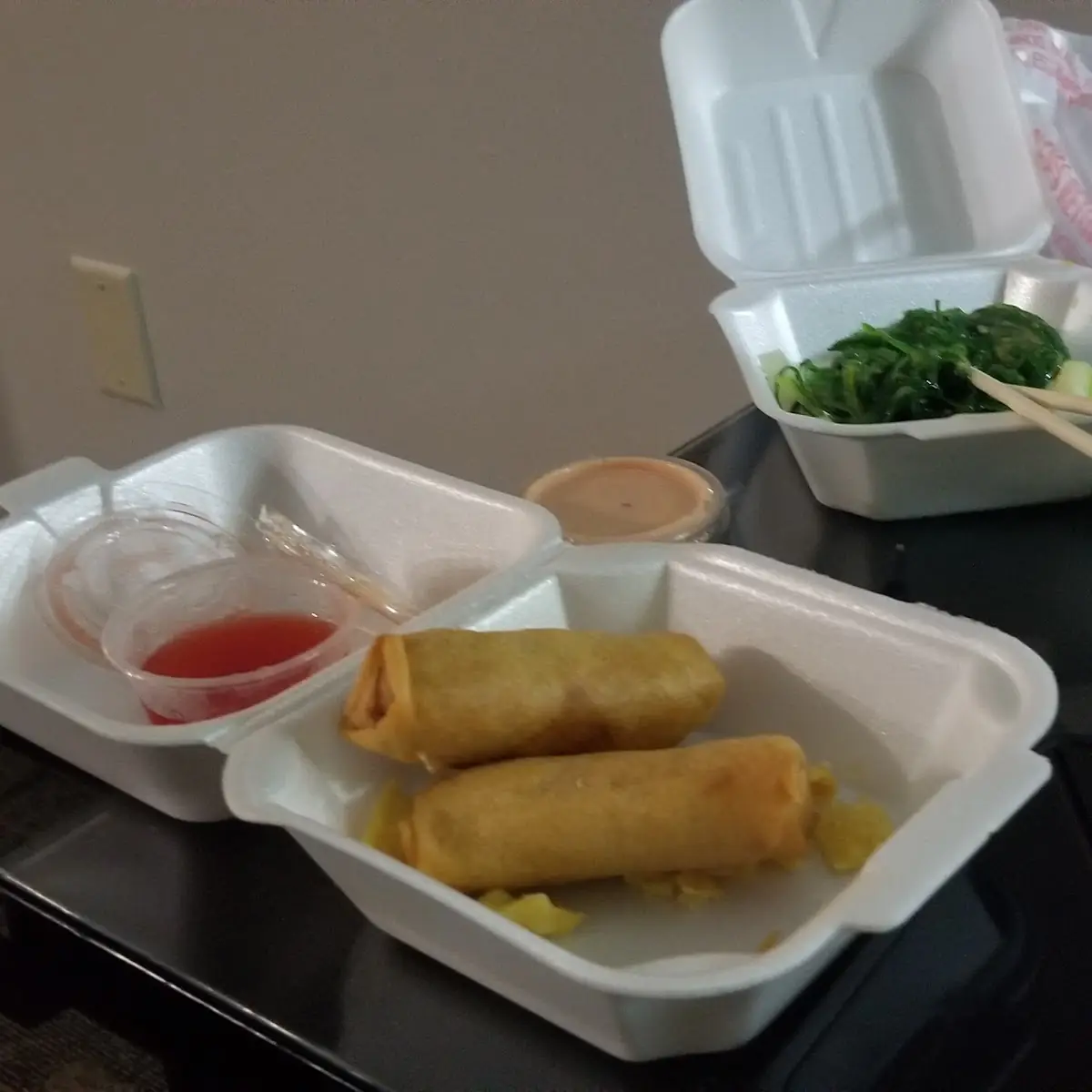 Seaweed Salad Egg Roll
