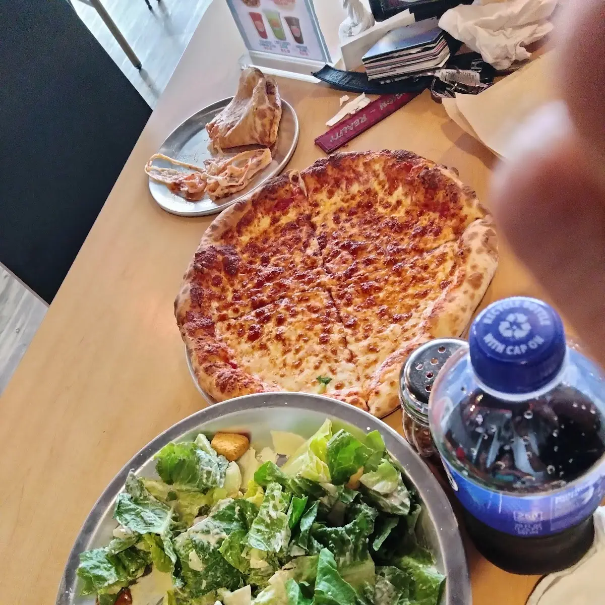 Caesar Salad Cheese Pizza