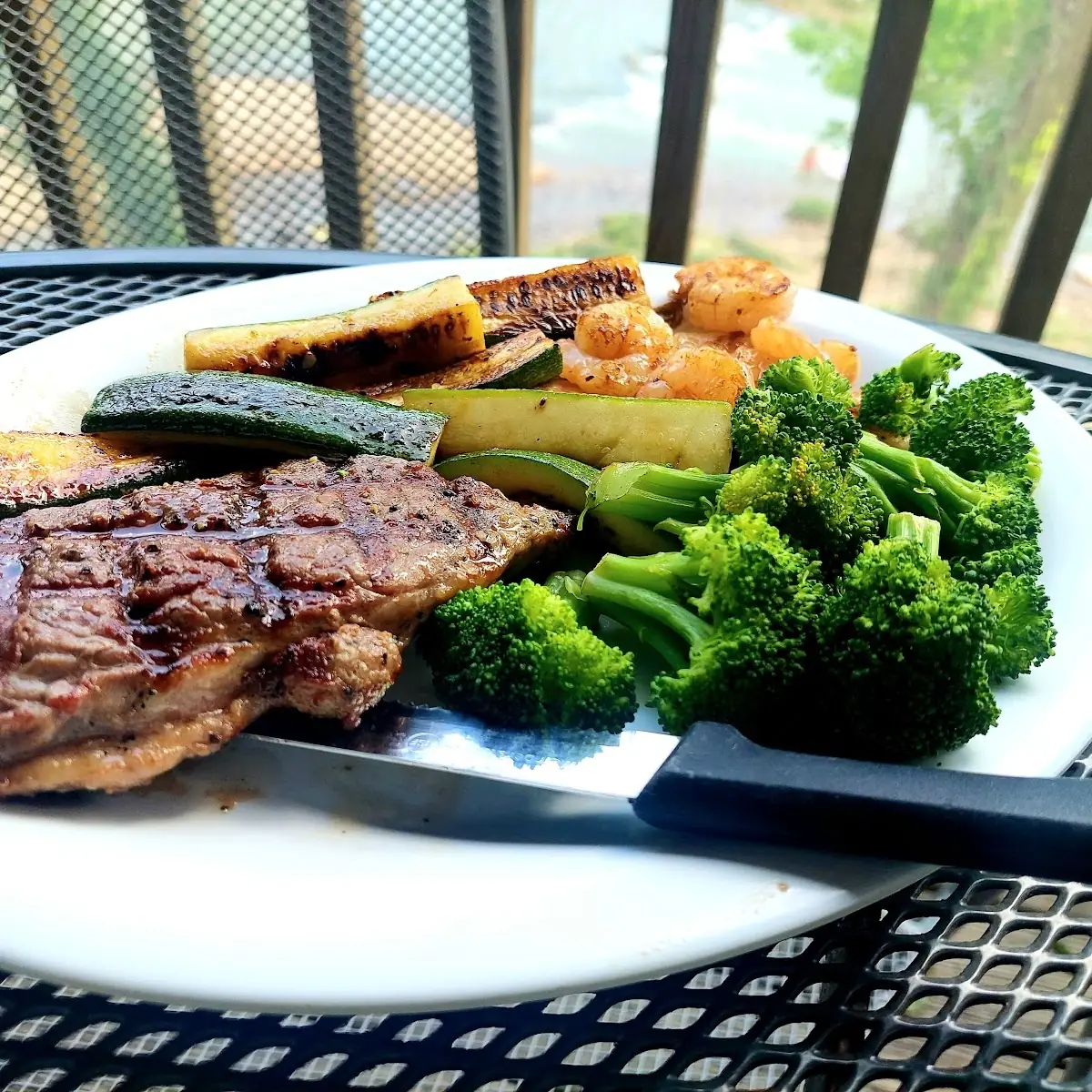Steak & Grilled Shrimp