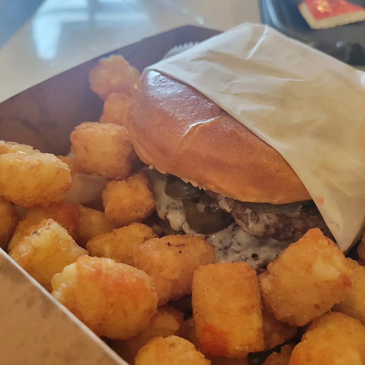 Mushroom Swiss Burger Combo