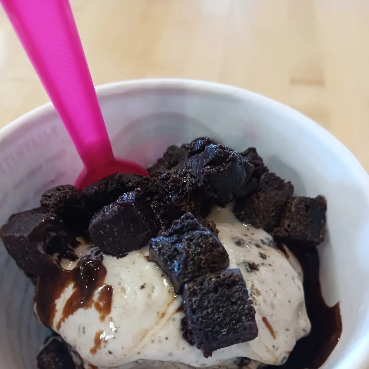 Brownie Sundae with Oreo Ice Cream