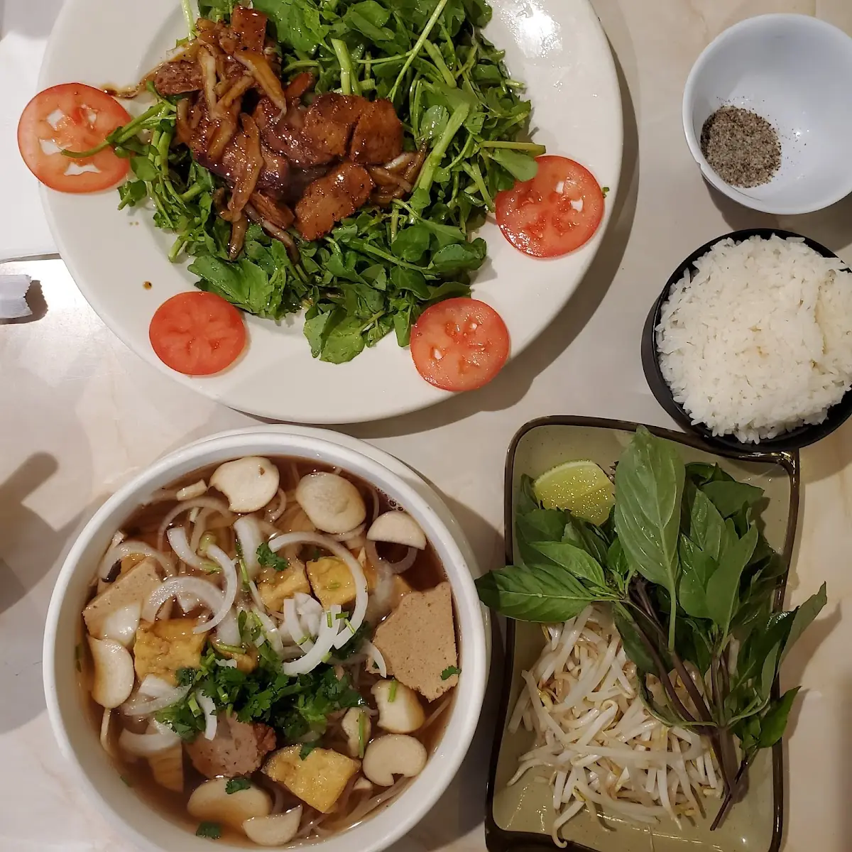 Beef Steak with Salad