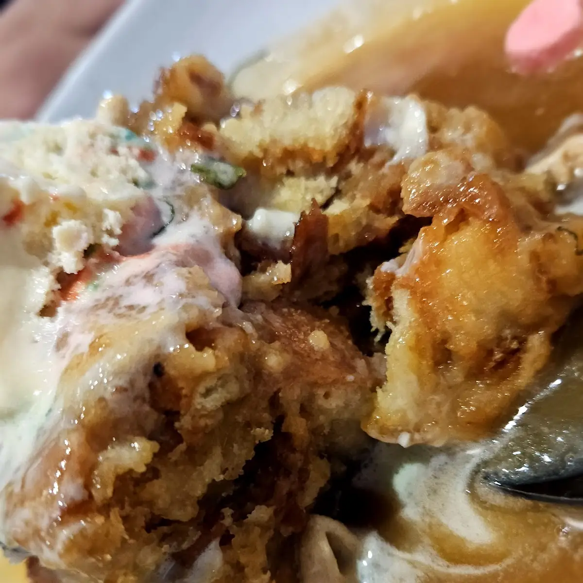 White Chocolate Bread Pudding