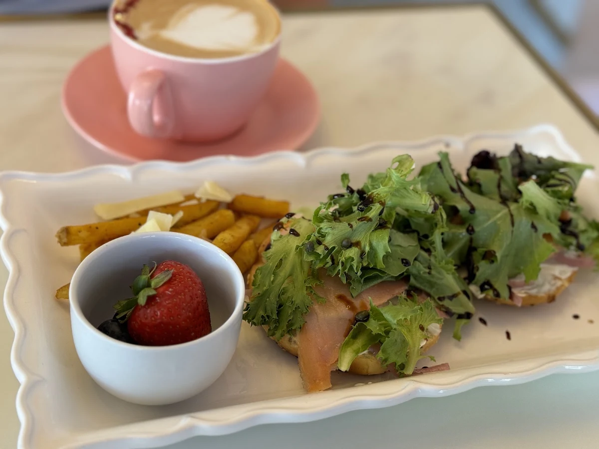 Salmon Croissant Sandwich