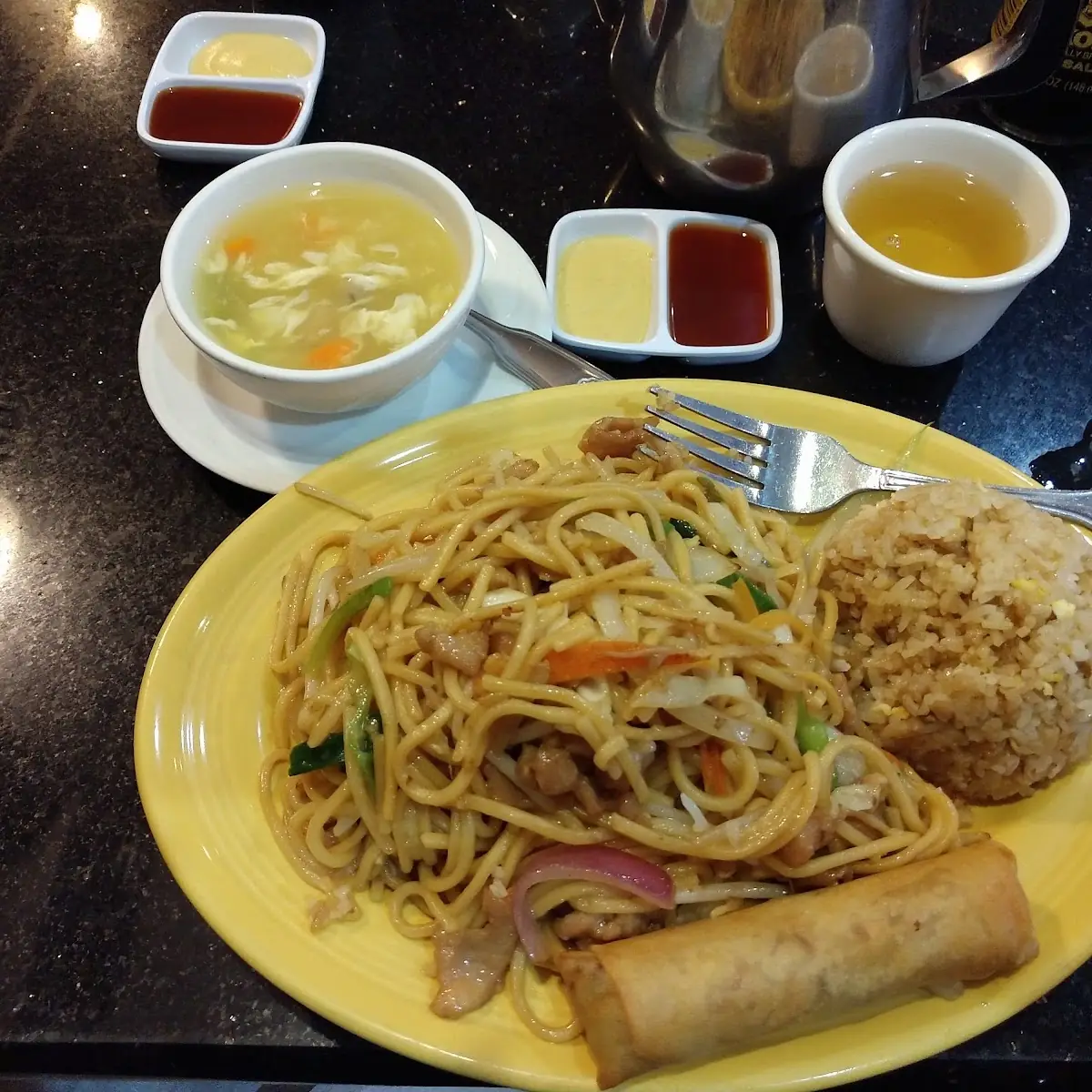 Chicken Lo Mein Lunch