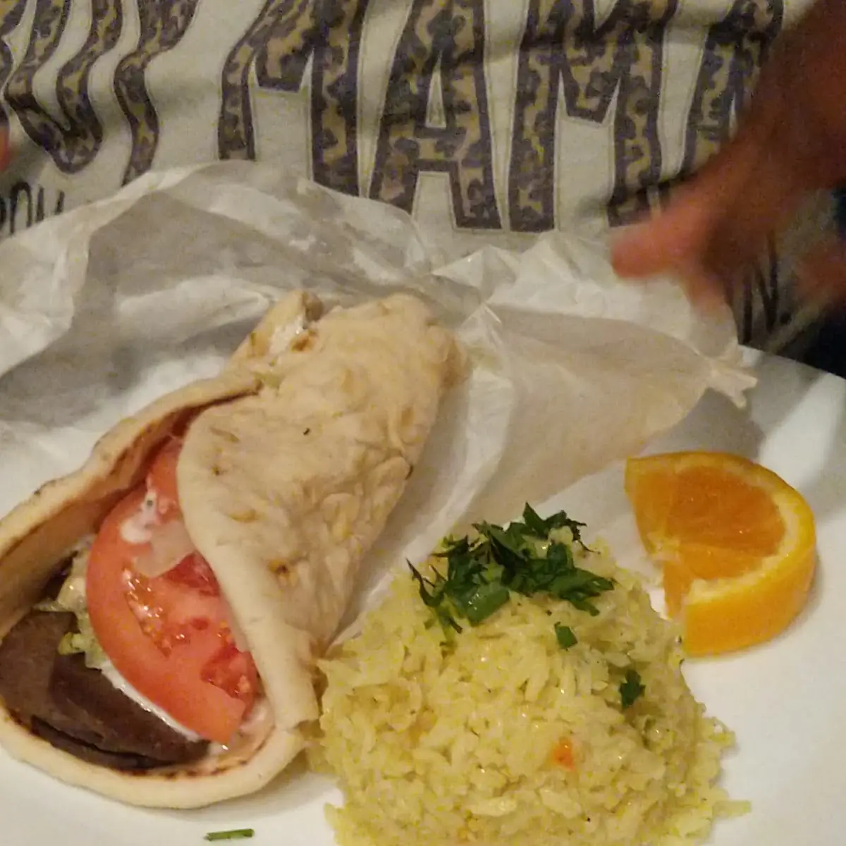 Kid's Gyro Sandwich