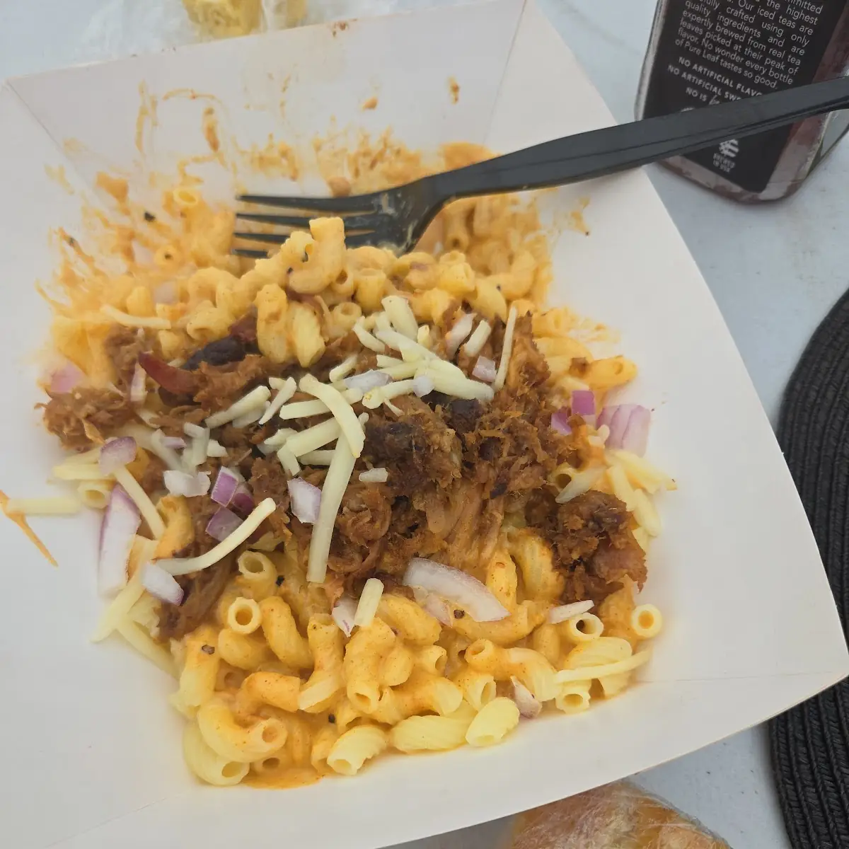 Loaded Mac and Cheese with Corn Bread