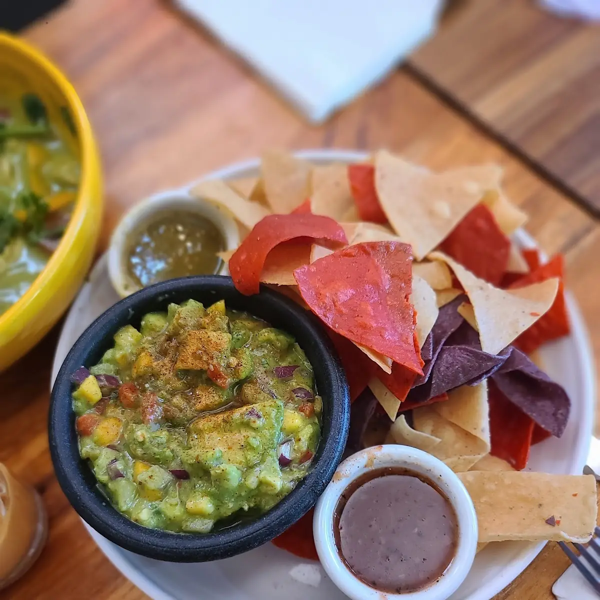 Polynesian Guacamole and Chips
