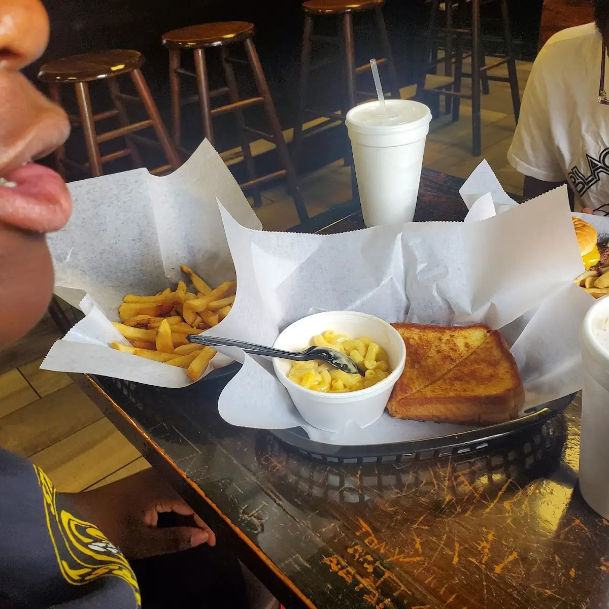 Mac and Cheese and Grilled Cheese Combo