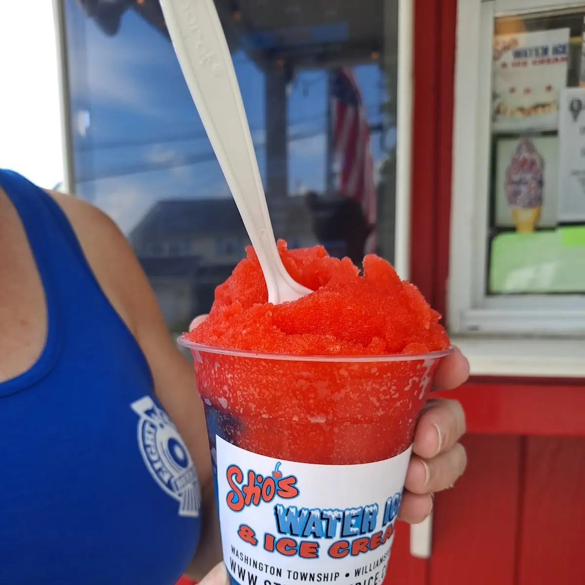 Blue Raspberry Cherry Water Ice