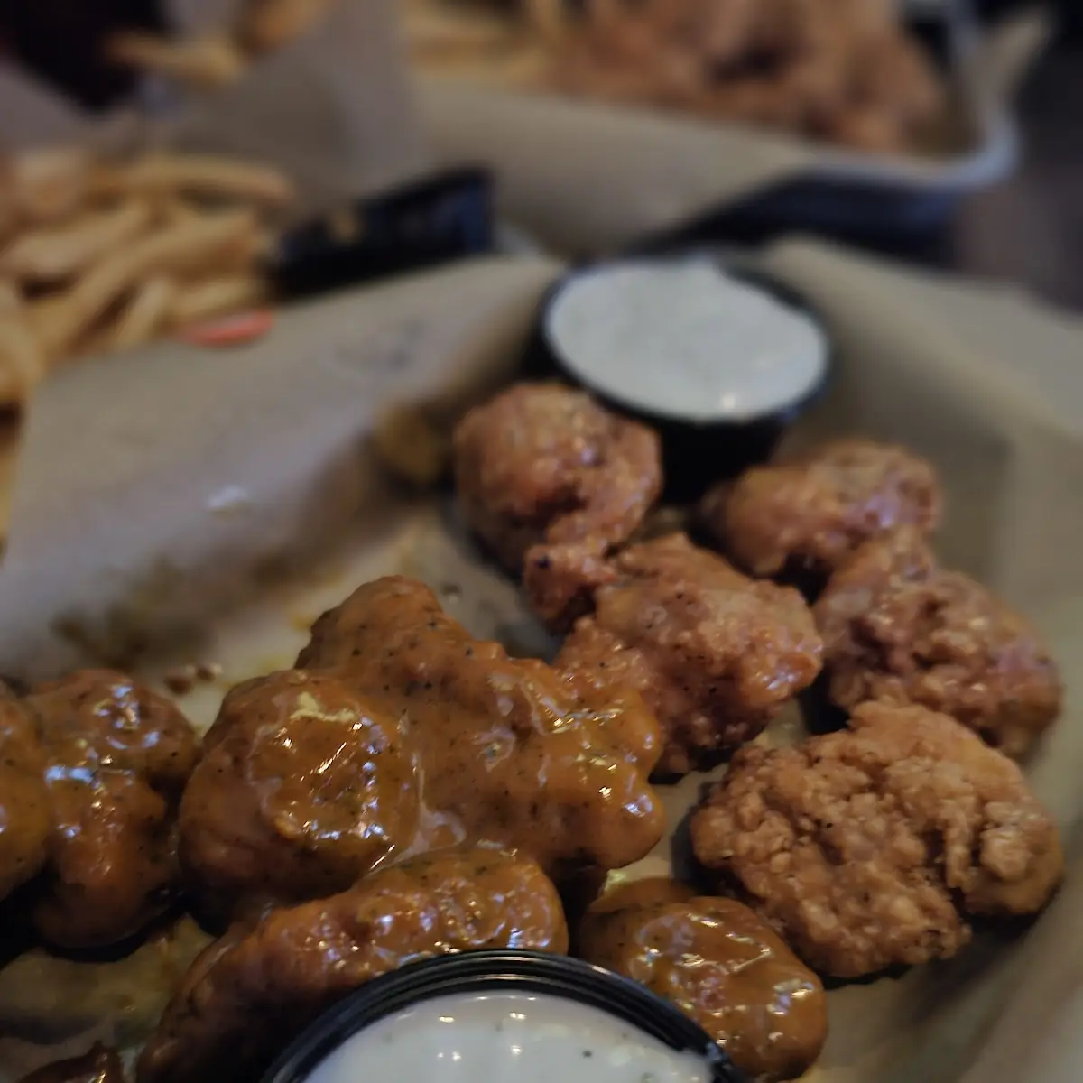 Chicken Wings and Fries
