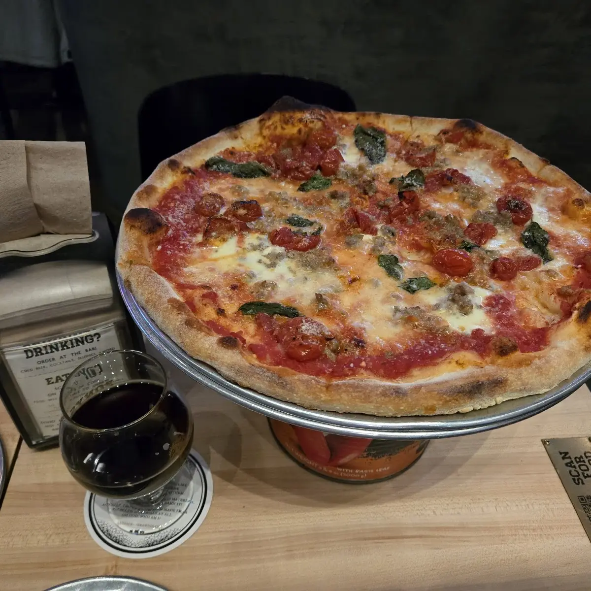 Crust Pizza with Cheese