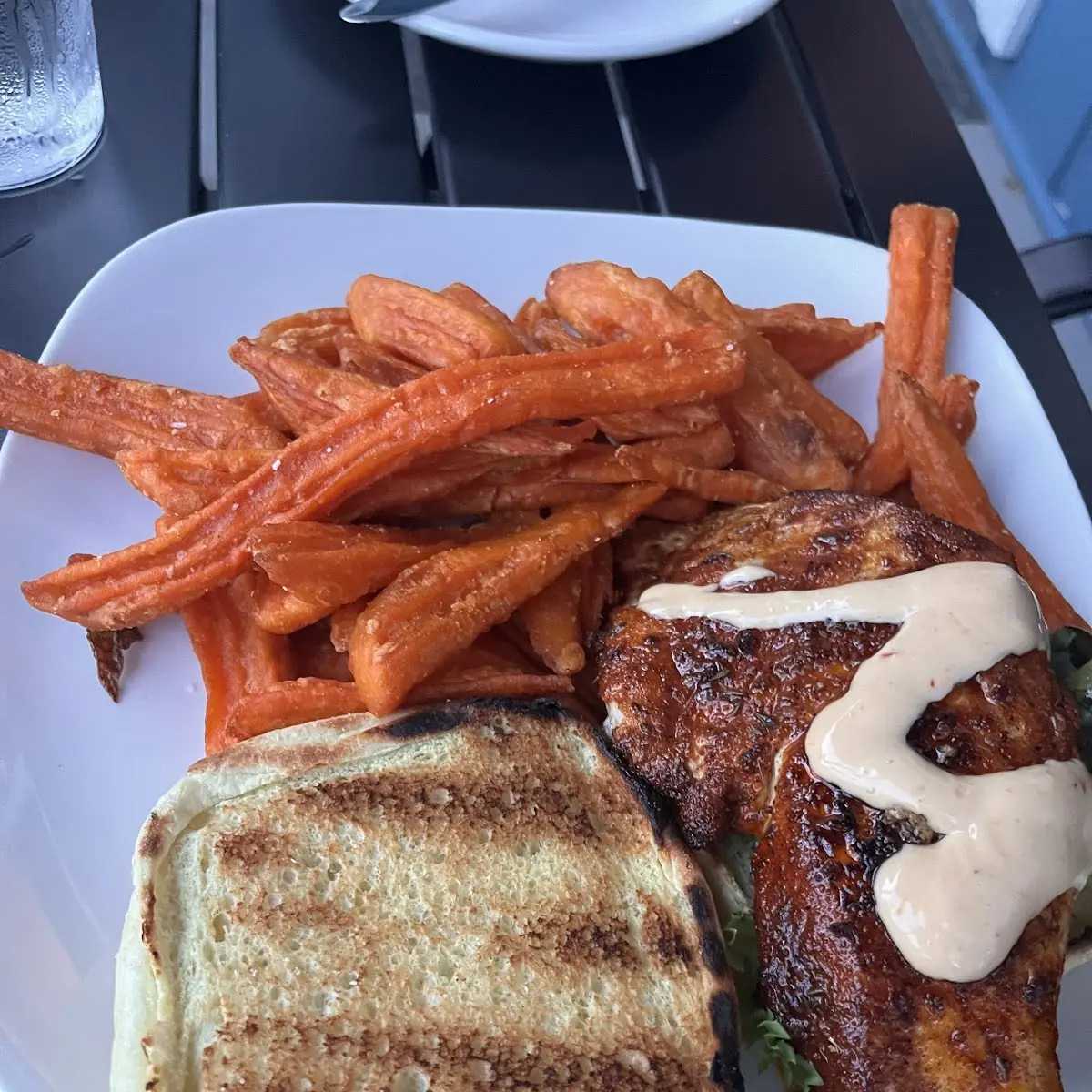 Haddock Sandwich Blackened