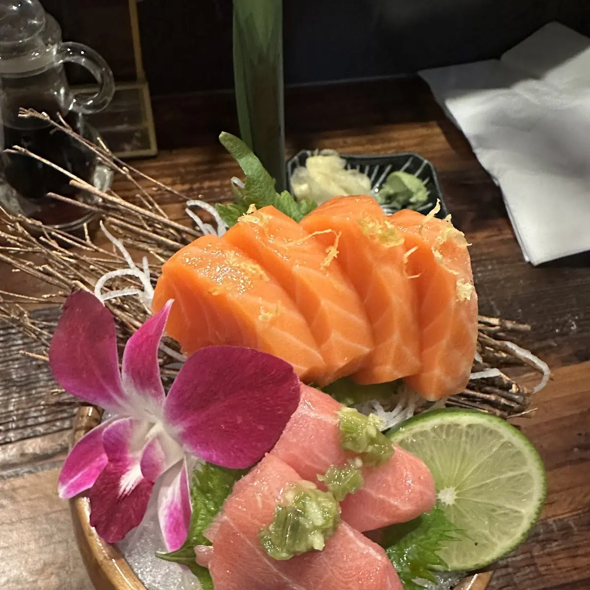 Assorted Sashimi Platter with Garnish