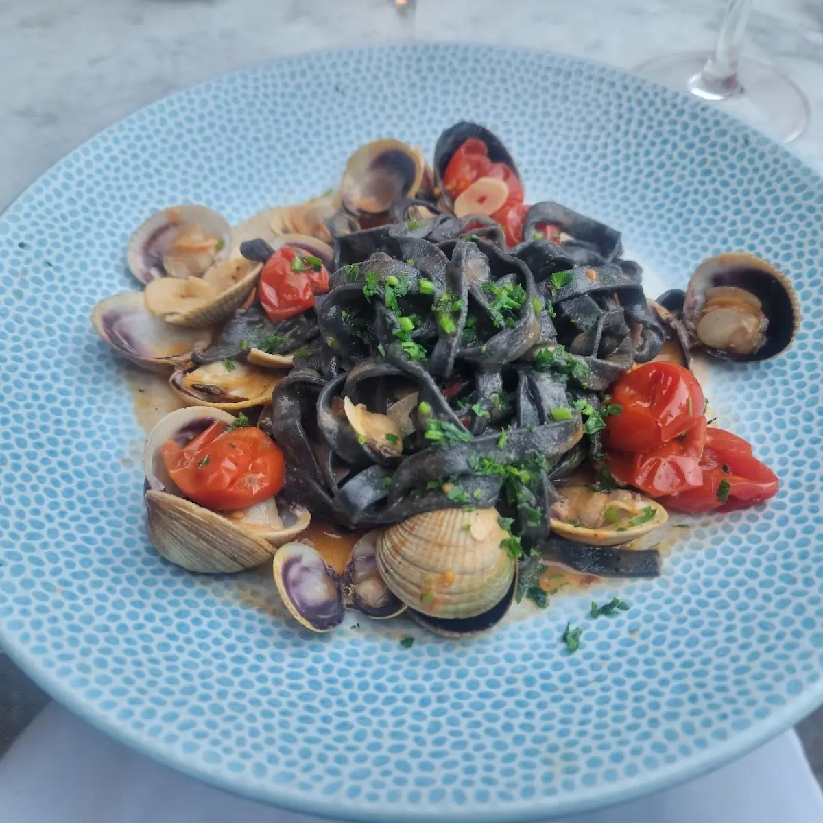 Black Squid Linguine & Clams