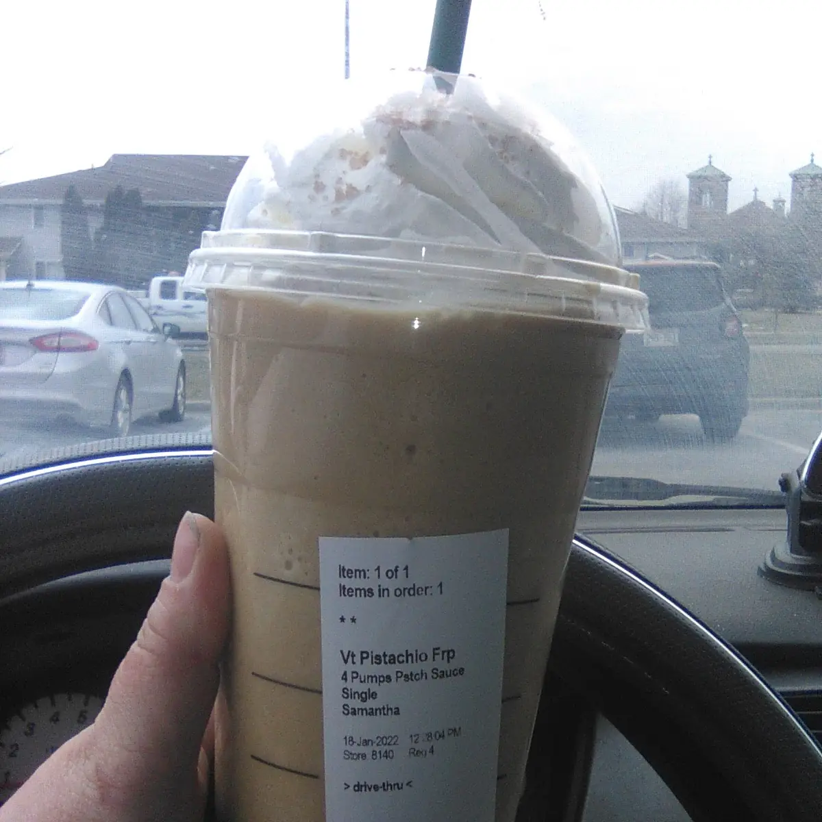 Pistachio Frappuccino Blended Beverage