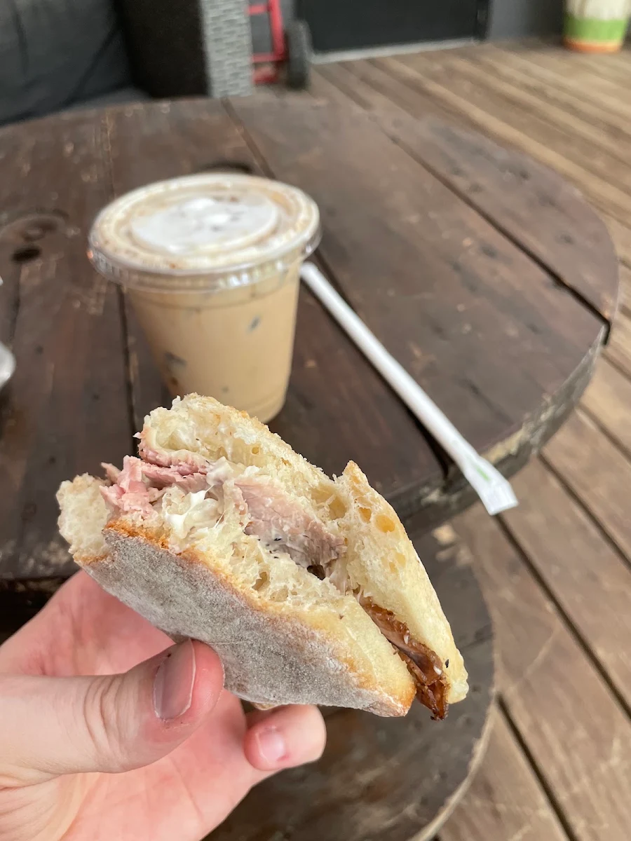 Panini Roast Beef and Cheese