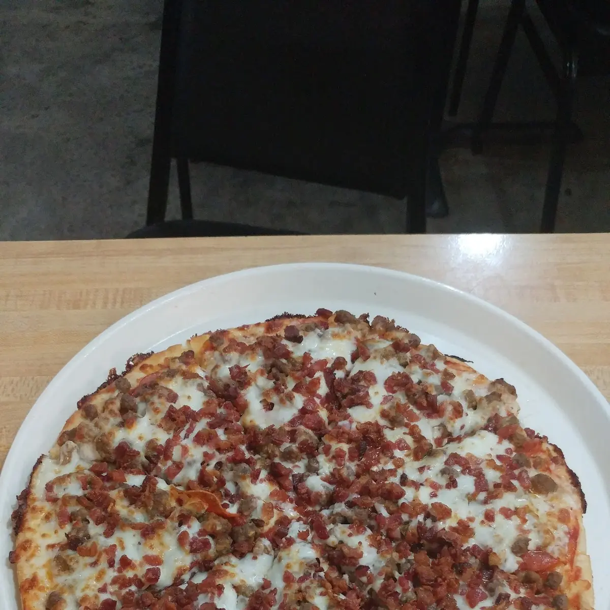 Sausage and Pepperoni Pizza