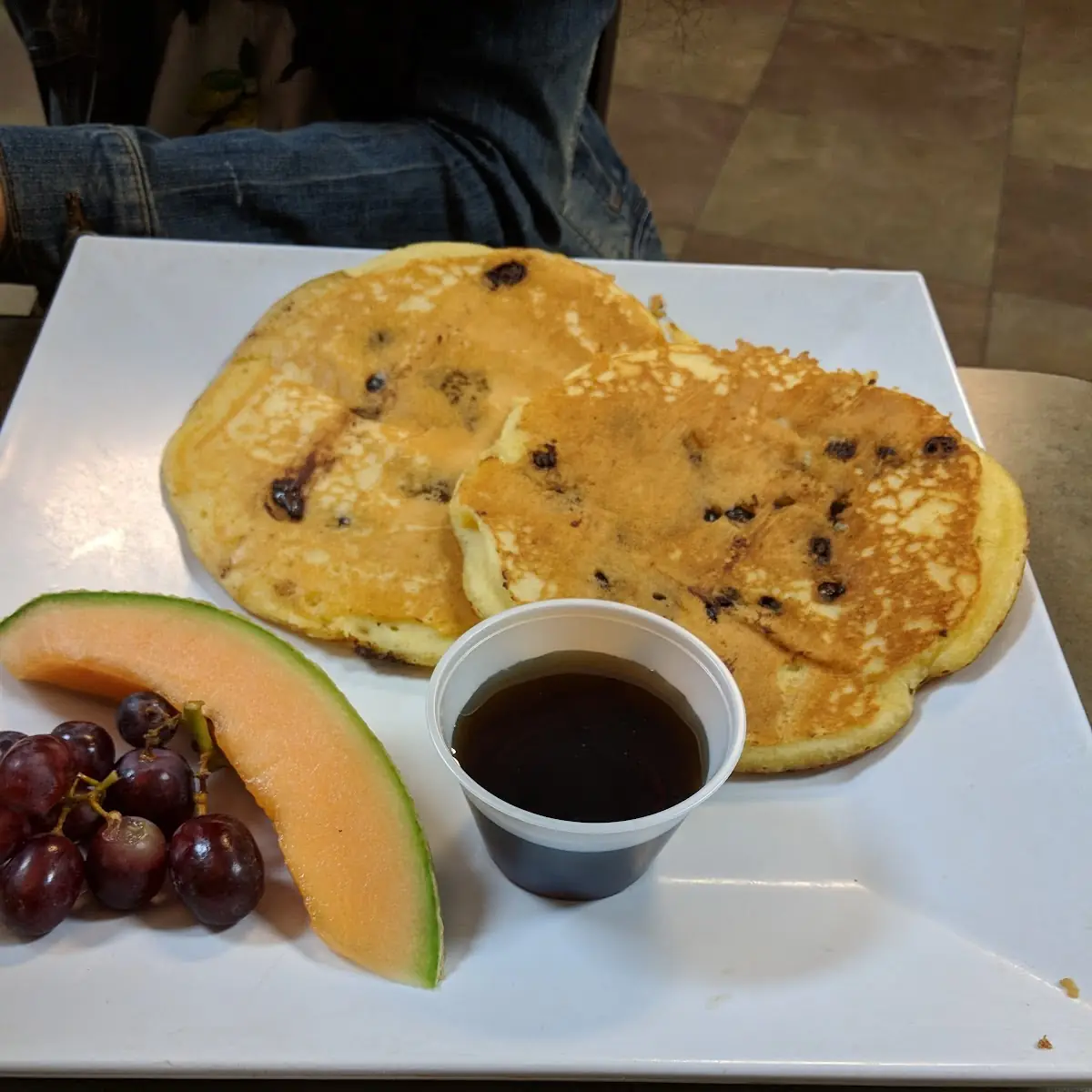 Blueberry or Chocolate Chip Pancakes