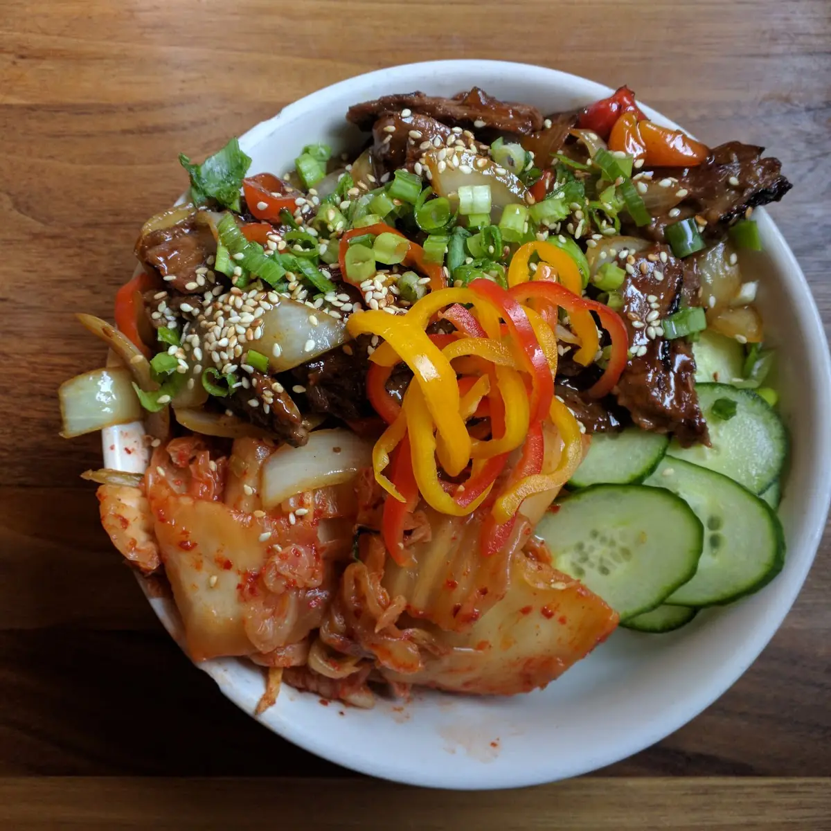 Korean BBQ Kimchi Bowl