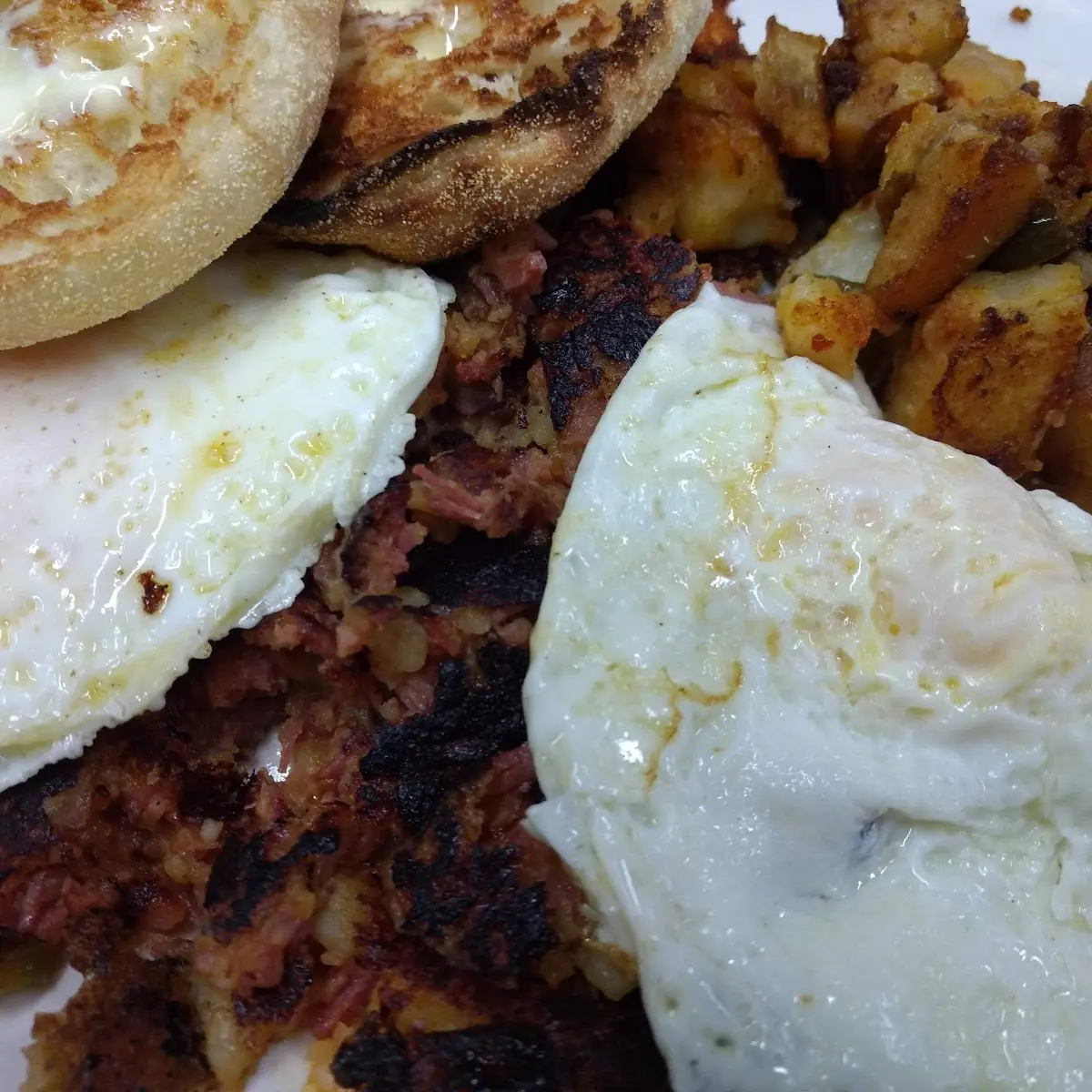 Corned Beef Hash and Eggs