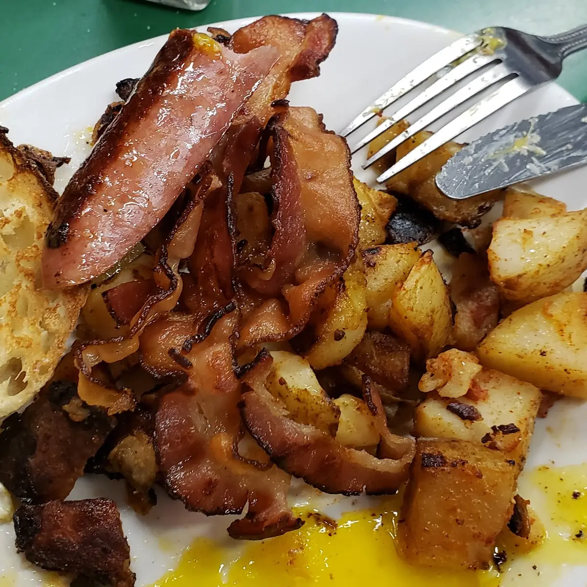 Eggs Kielbasa Bacon Strips