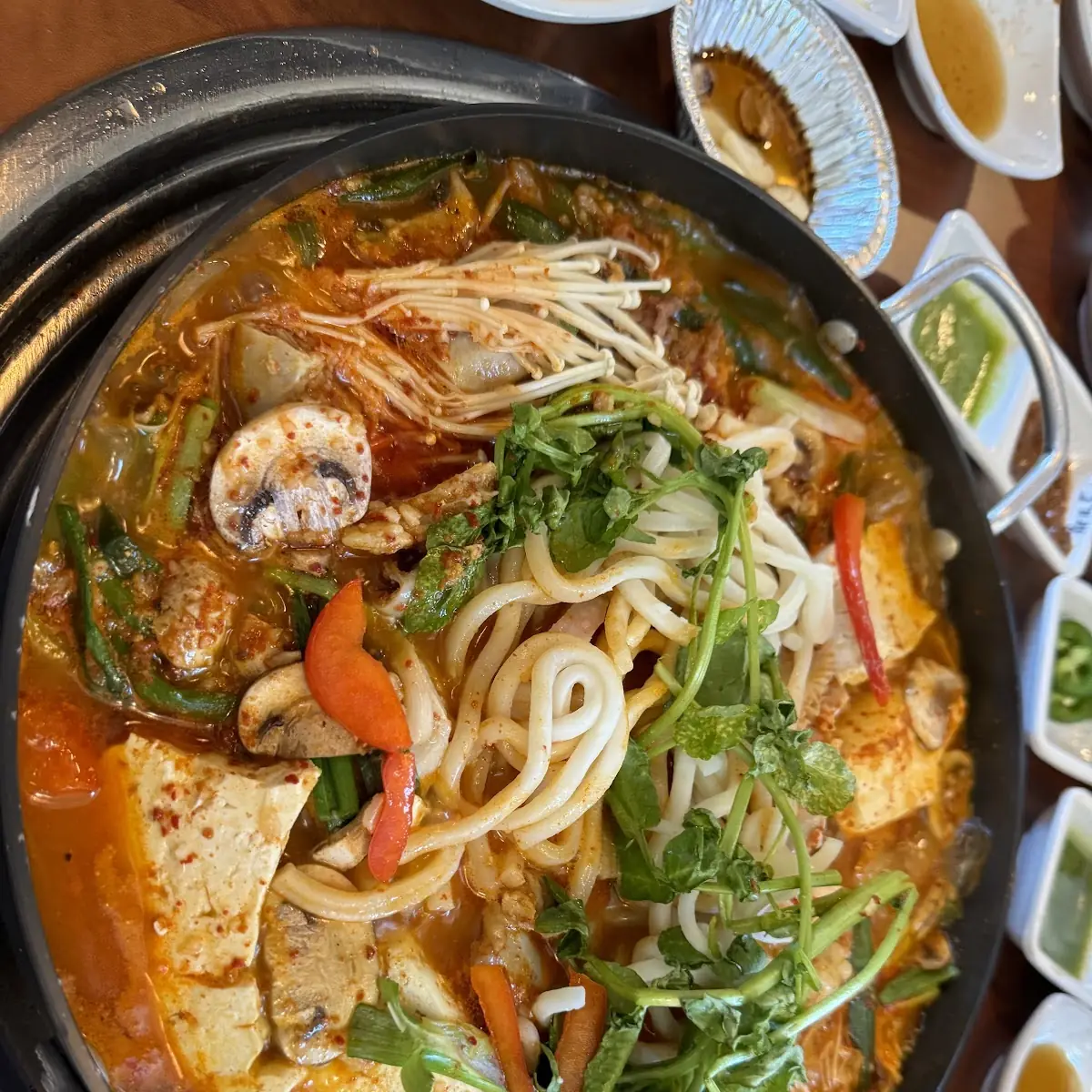 Spicy Seafood Hot Pot for 2