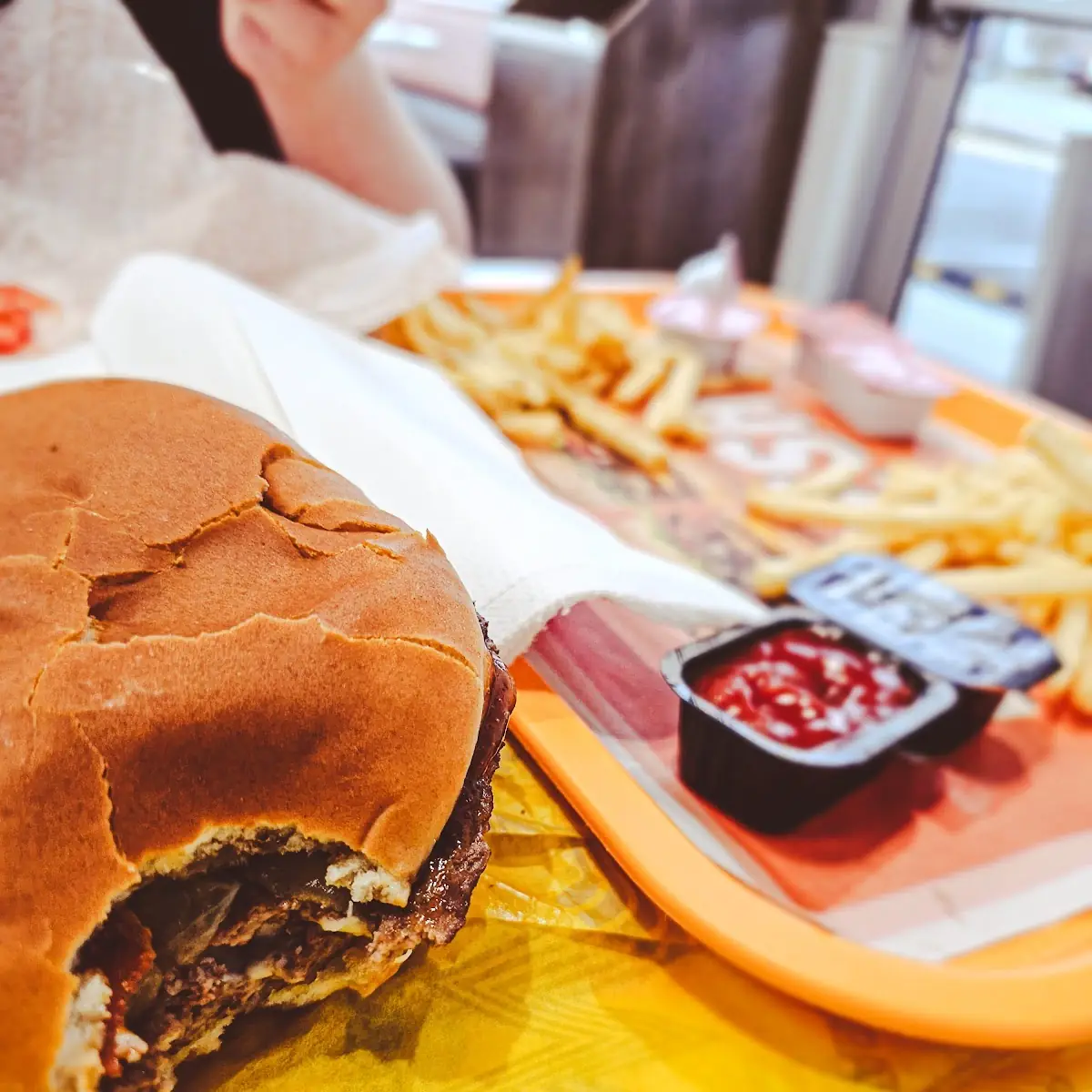 Sweet and Spicy Burger Combo