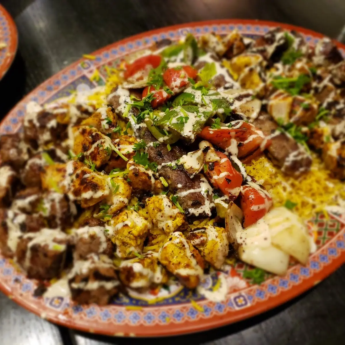 Chicken and Lamb Kabob