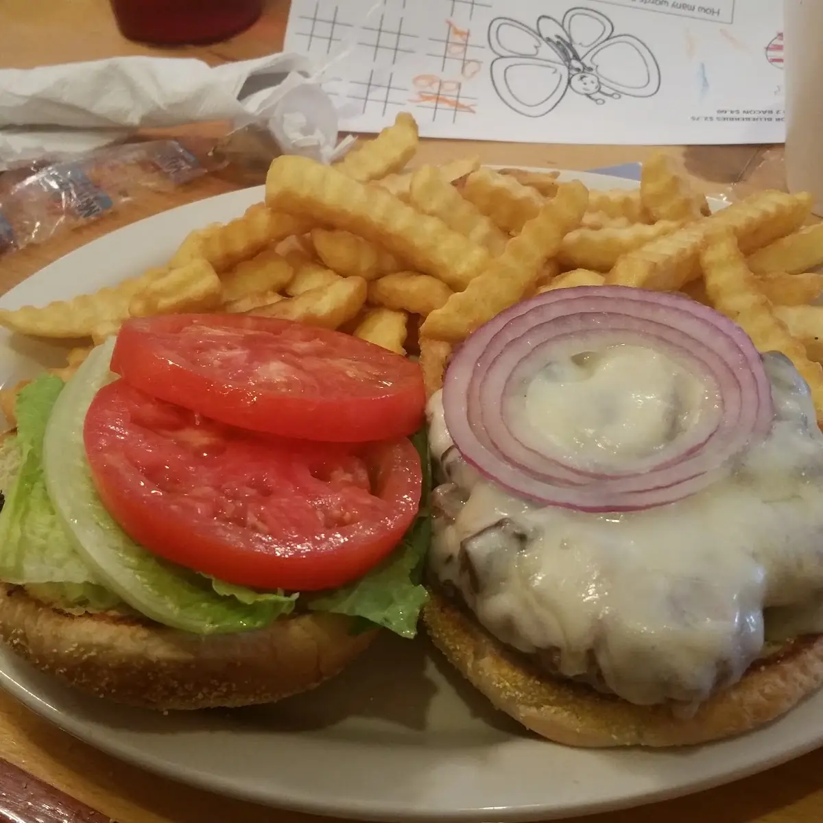 Mushroom Swiss Burger