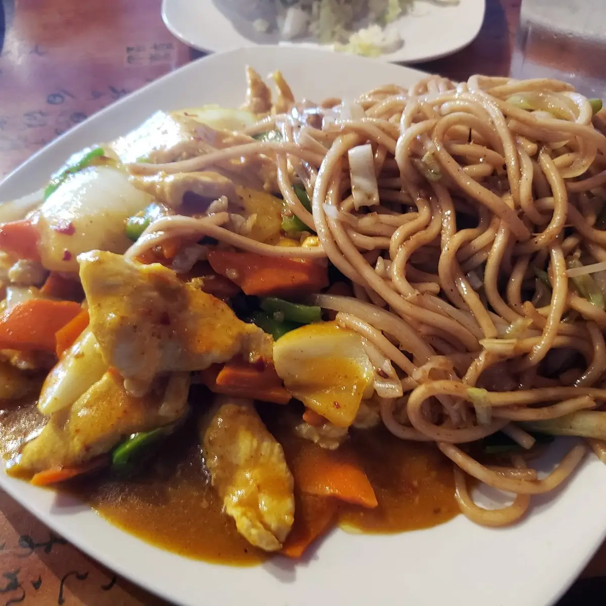 Tray. Orange Chicken