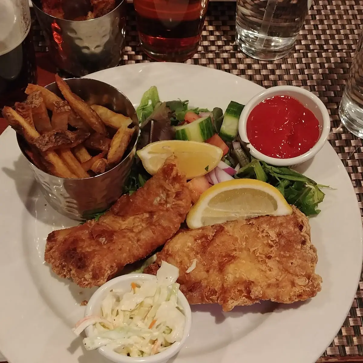 Irish IPA Beer Battered Fish and Chips