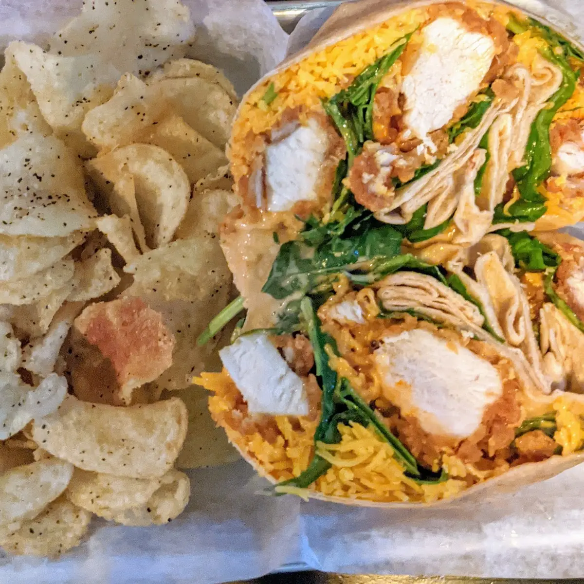 Spicy Chicken Wrap