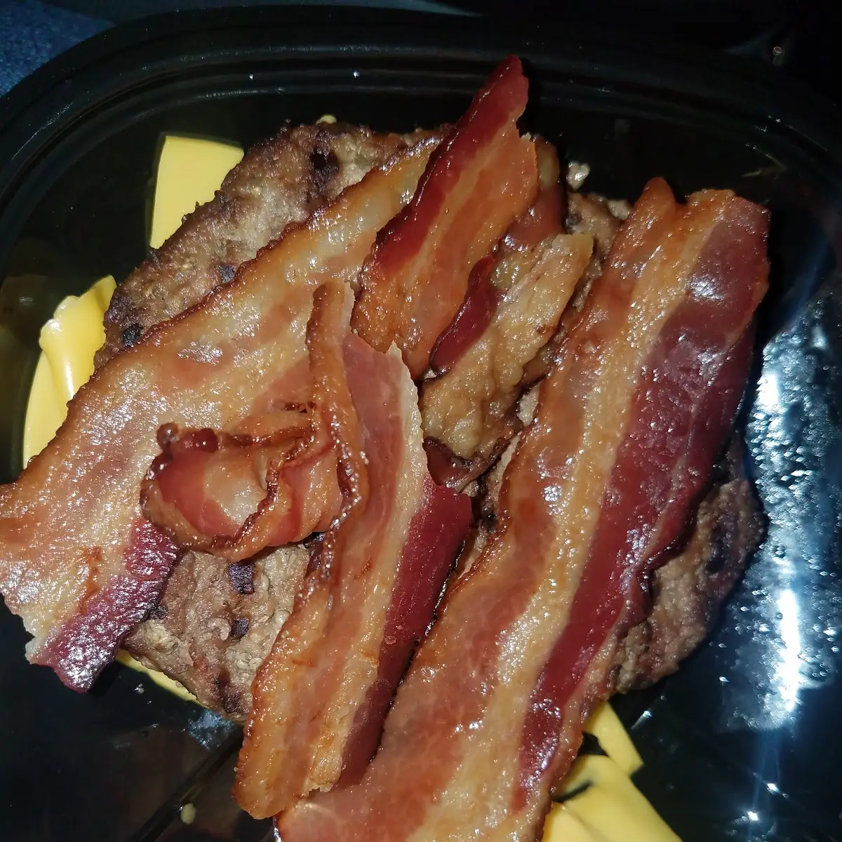 Low Carb Bacon Triple Stacker