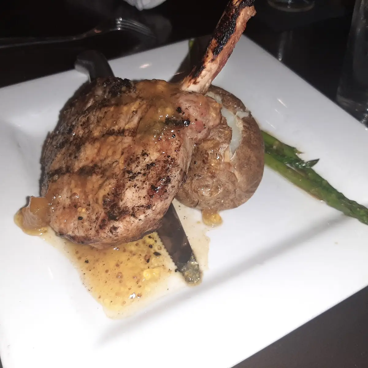Pork Chops Baked Potato